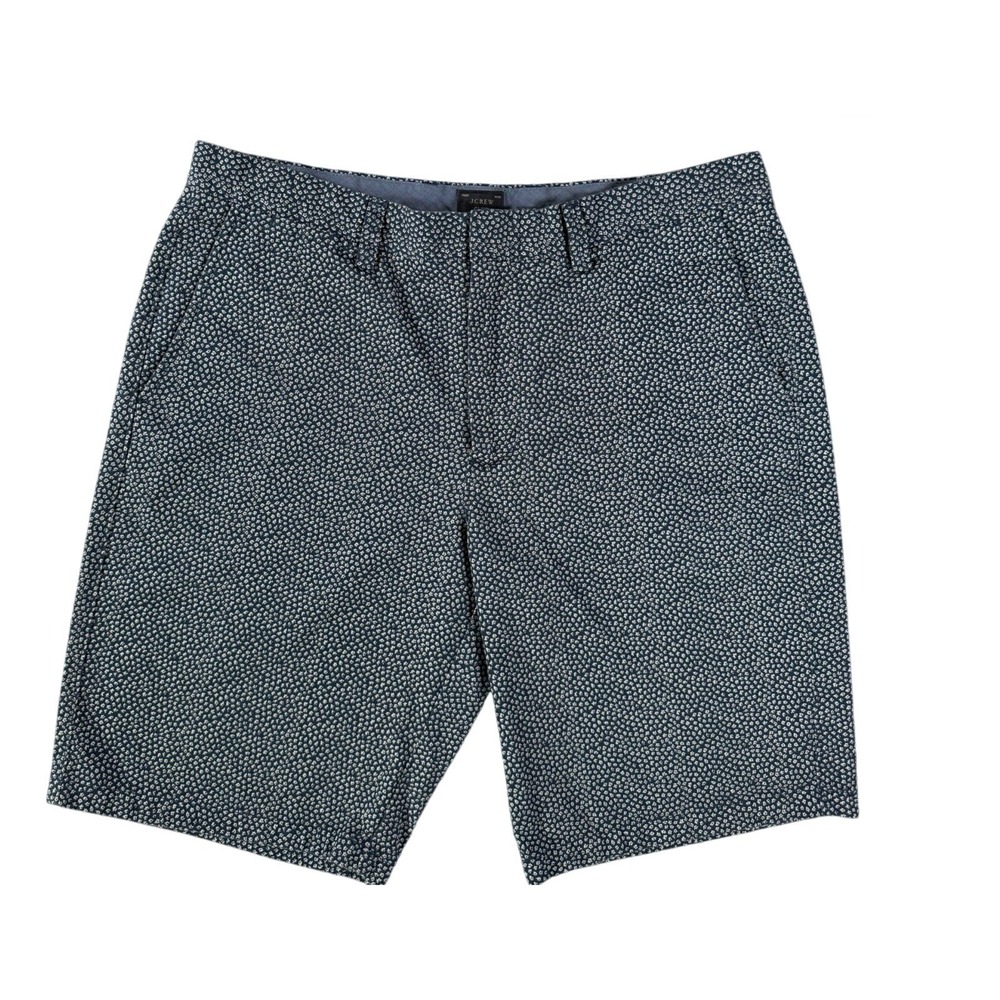 J. Crew Club Floral‎ Shorts Cotton Blend Preppy Style Blue Men's Size 34